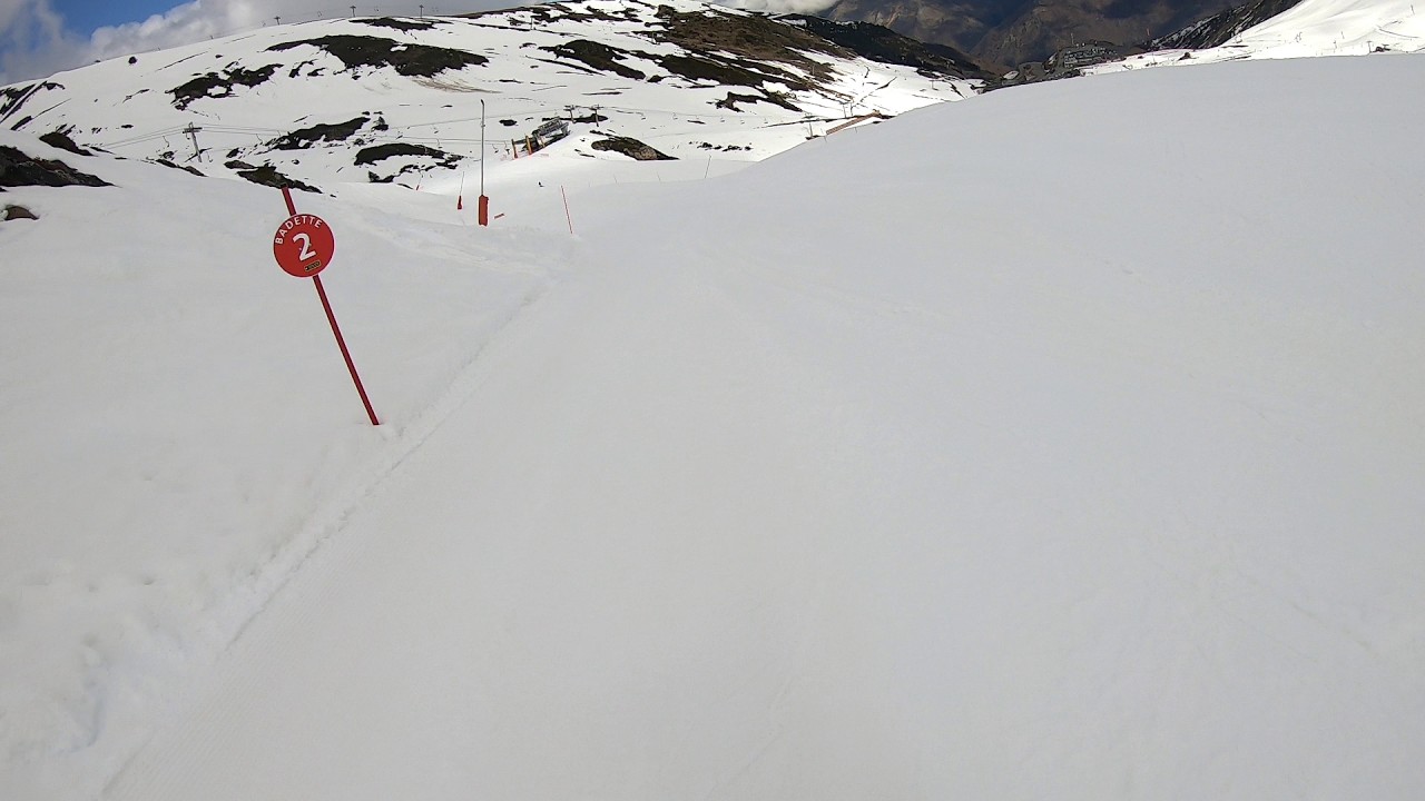 Snowboard &agrave; Luz Ardiden - piste Badette