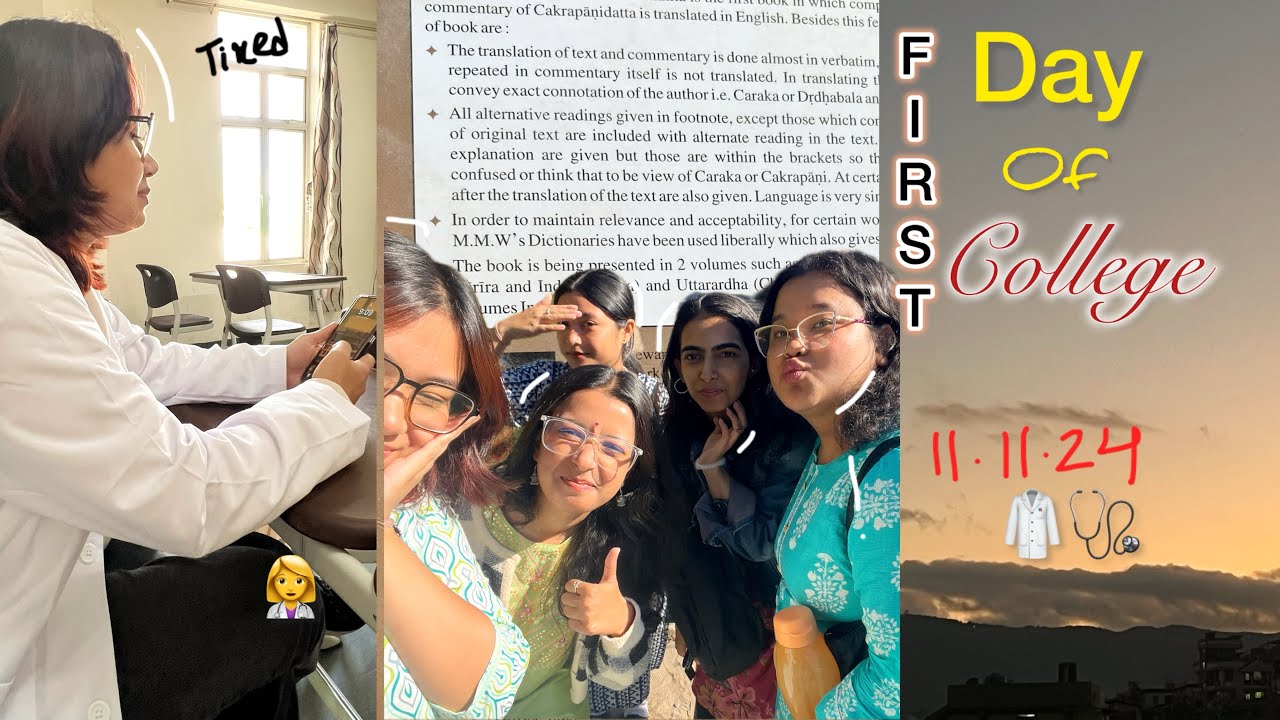 first day of college👩‍⚕️|| med student 🥼🩺 || NEIAH Shillong