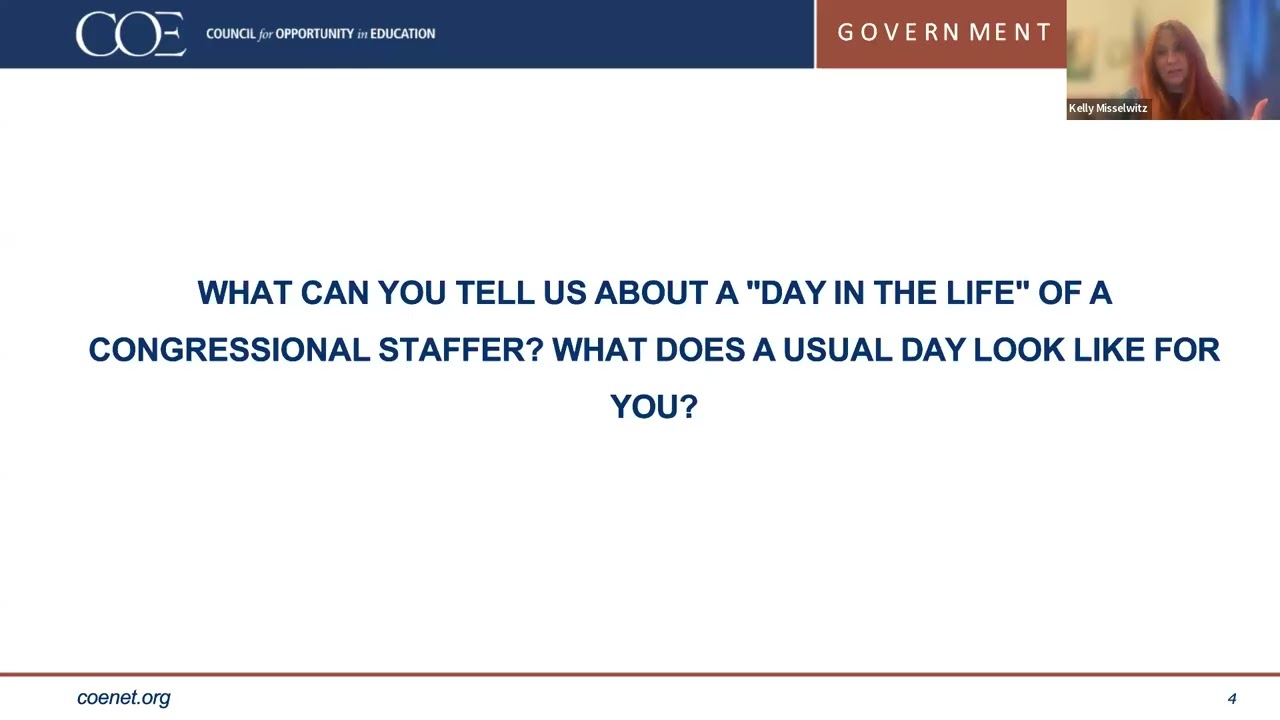 A Word from Washington: Join Us for the Congressional Staff Panel