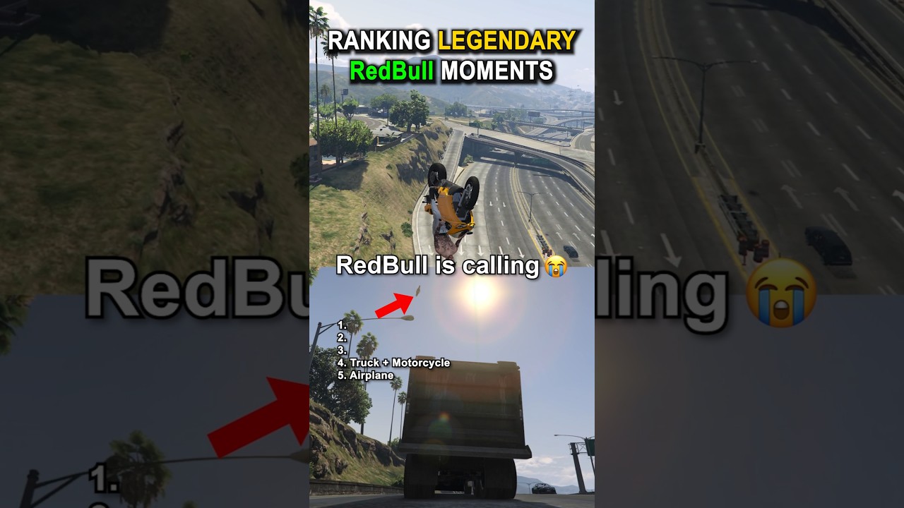 Ranking Legendary GTA 5 RedBull Moments 🦅🔥