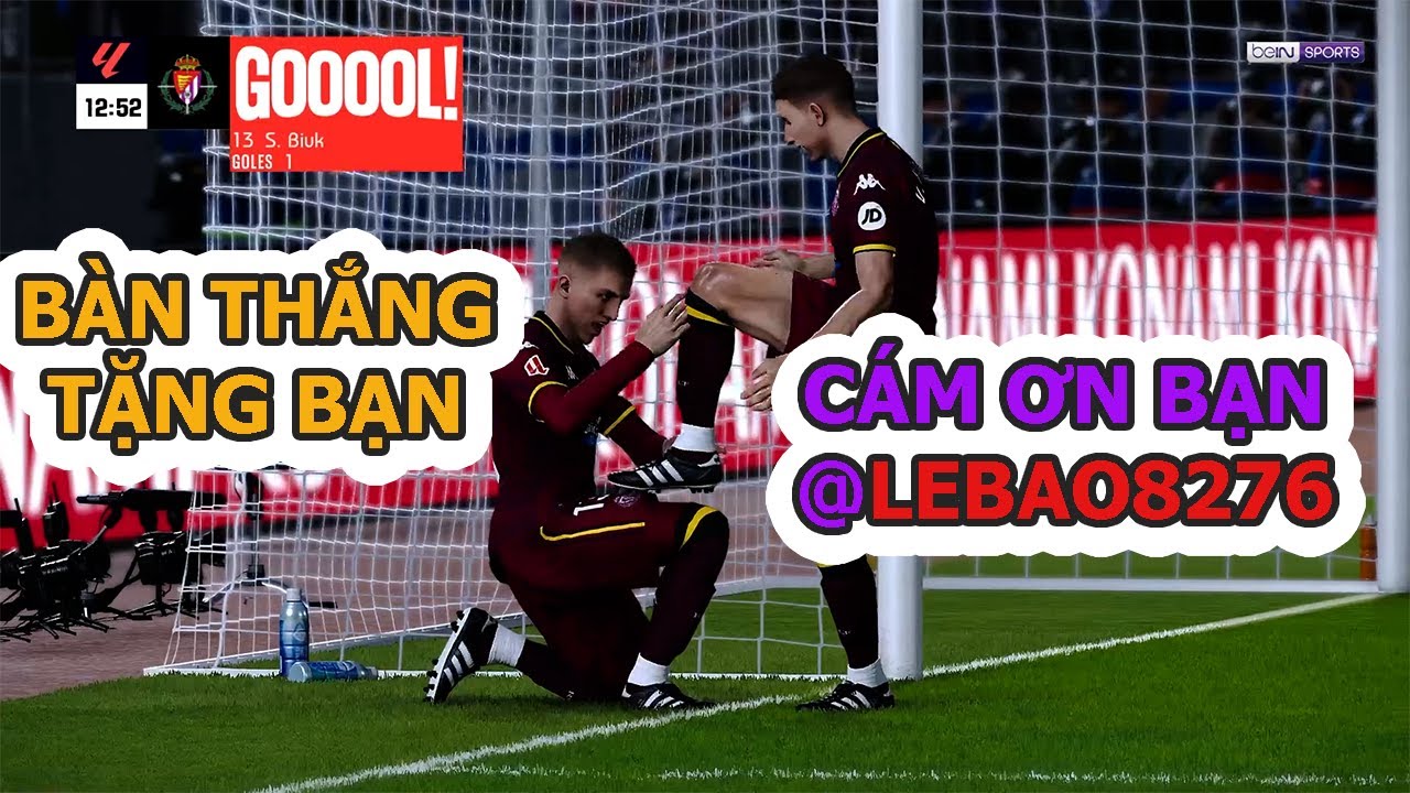 Trở thành cầu thủ hay nhất thế giới ! | cám ơn bạn @lebao8276 bàn tháng dành tặng bạn