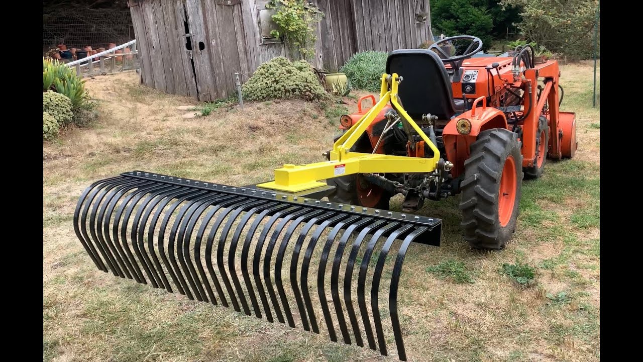 NEW TITAN LANDSCAPE RAKE - BUILD AND TRY!