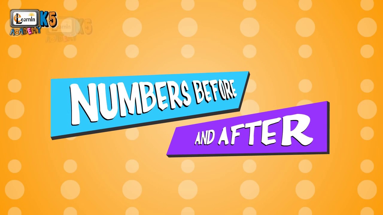 Numbers Before and After | What comes before | BIS