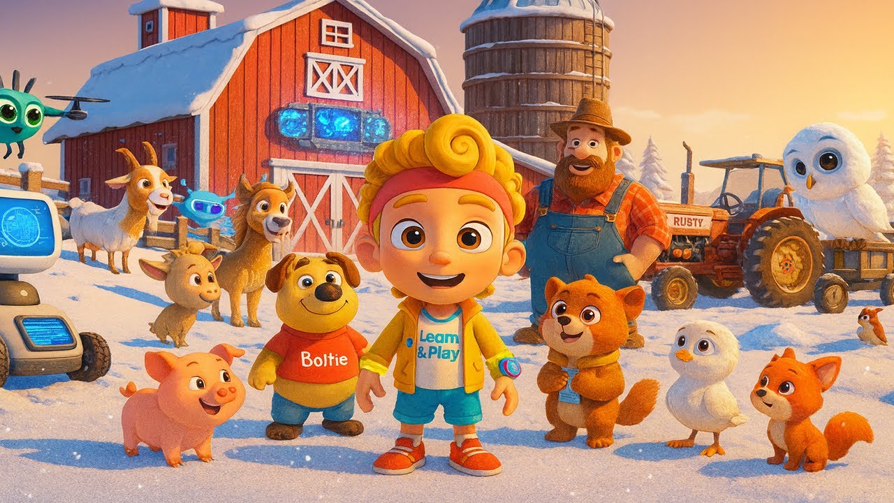 Maxi & Boltie – The Day the Farm Went Offline! 🚜❄️ Funny Winter Chaos & Big Teamwork Lesson