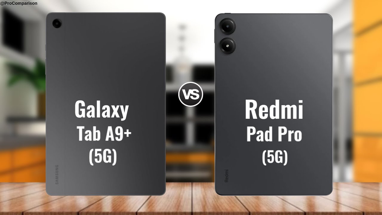 Galaxy Tab A9 Plus vs Redmi Pad Pro 5g || Full Comparison