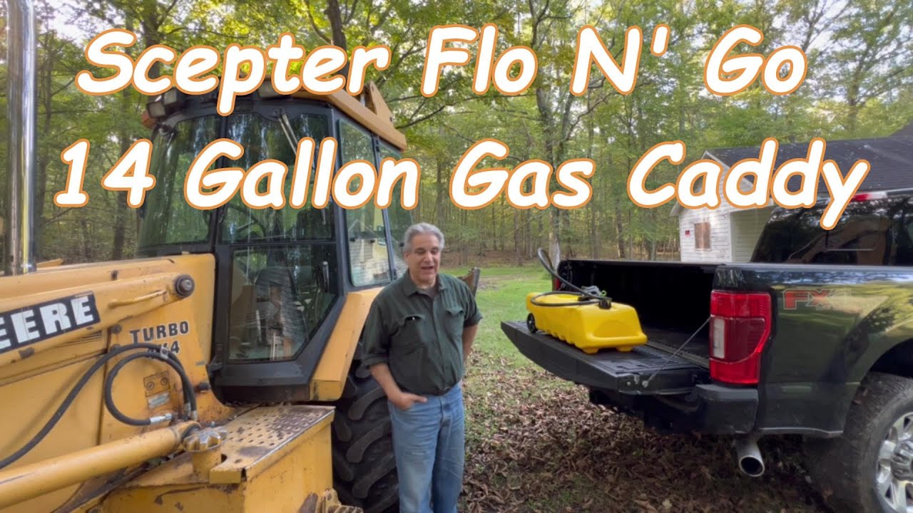 Scepter Flo N' Go 14 Gallon Fuel Caddy Review and Demo!