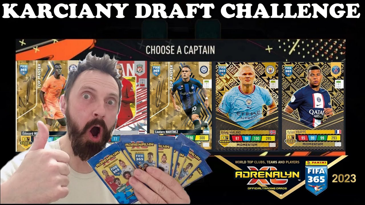 DRAFT WIDZÓW CHALLENGE - MAMY MOMENTUM W SKŁADZIE ? SZOK WPADAJĄ 2 MEGA KARTY- PANINI FIFA 365 2023