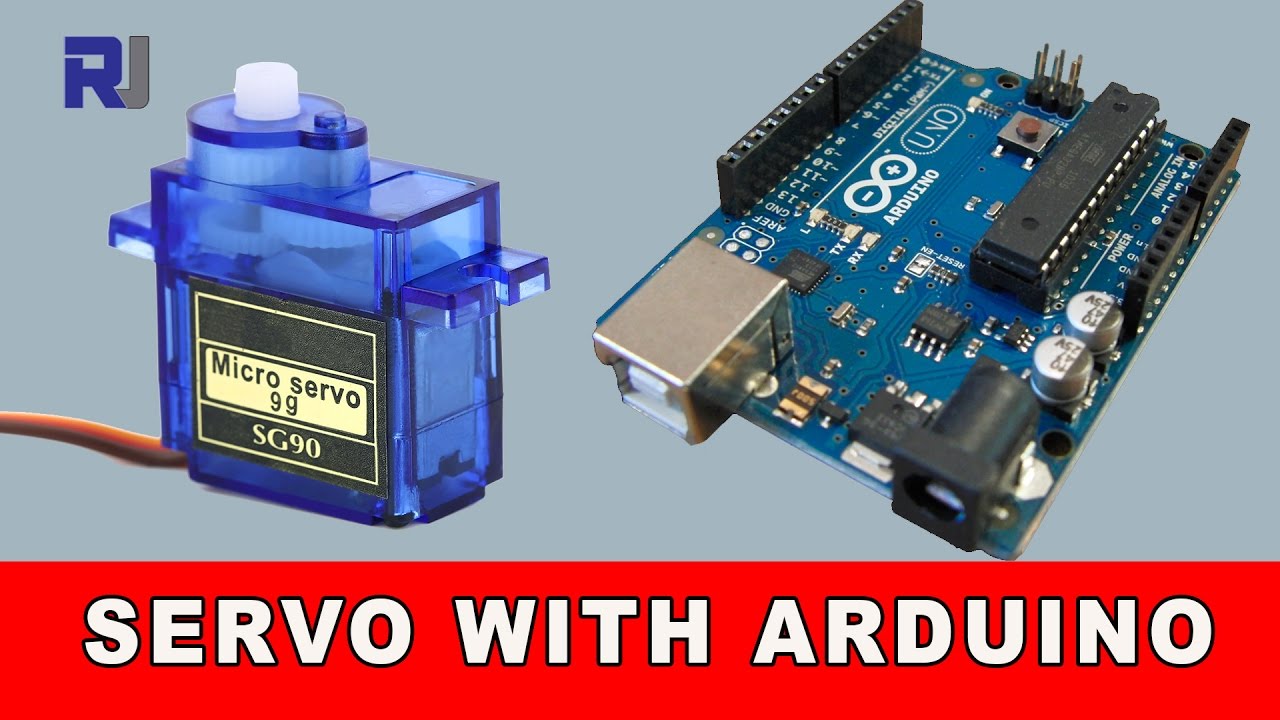 How to control Servo motor with Arduino with and without potentiometer RJT08