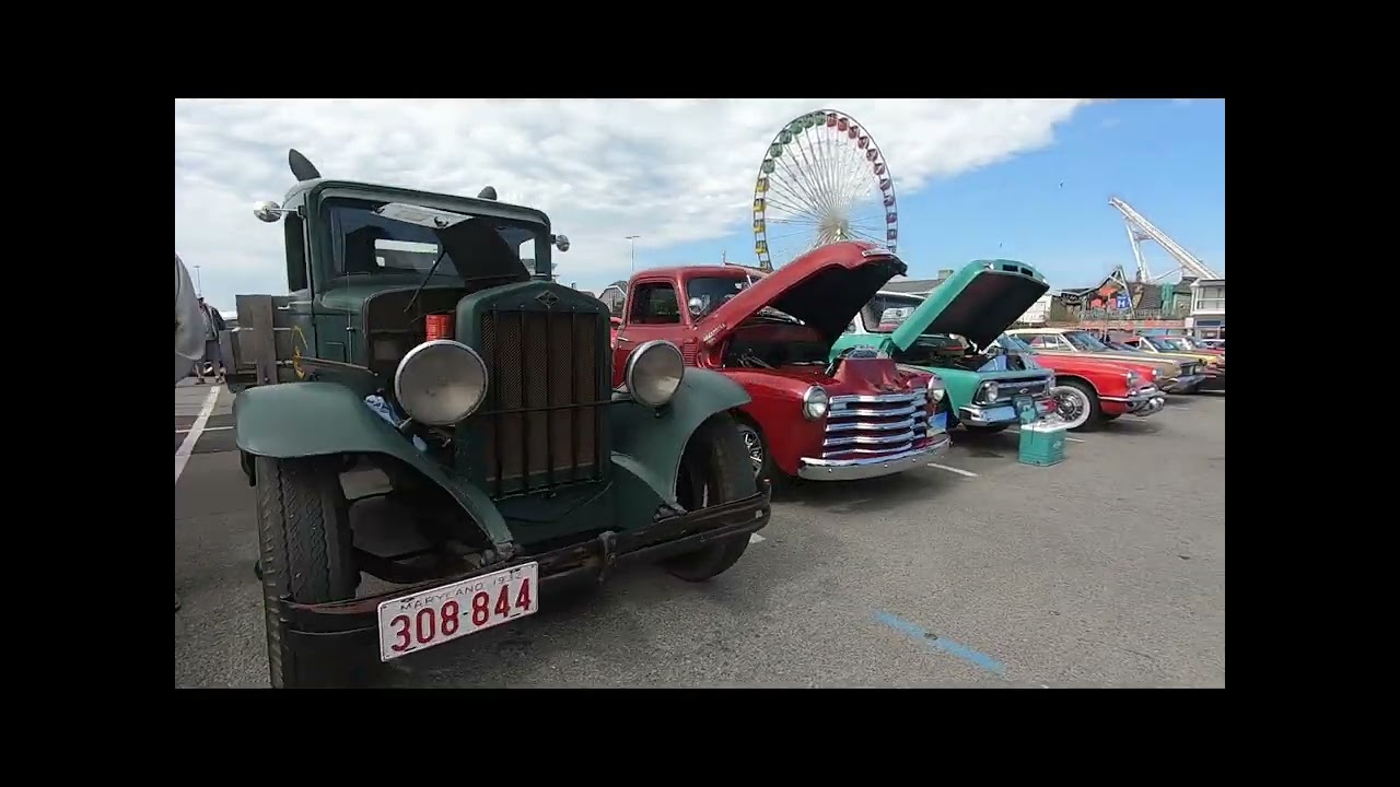 Cruisin Ocean City 2025 inlet parking lot tour