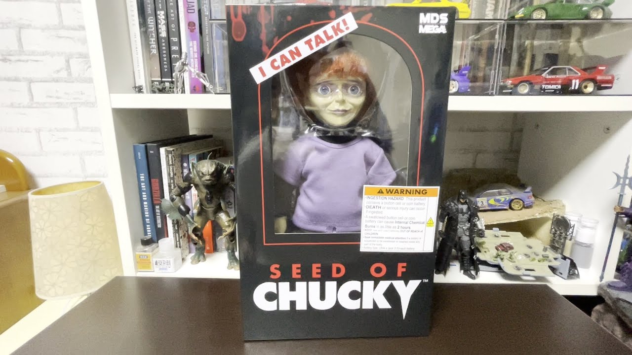 MEZCO seed of chucky GLEN mega 15' talking figure review