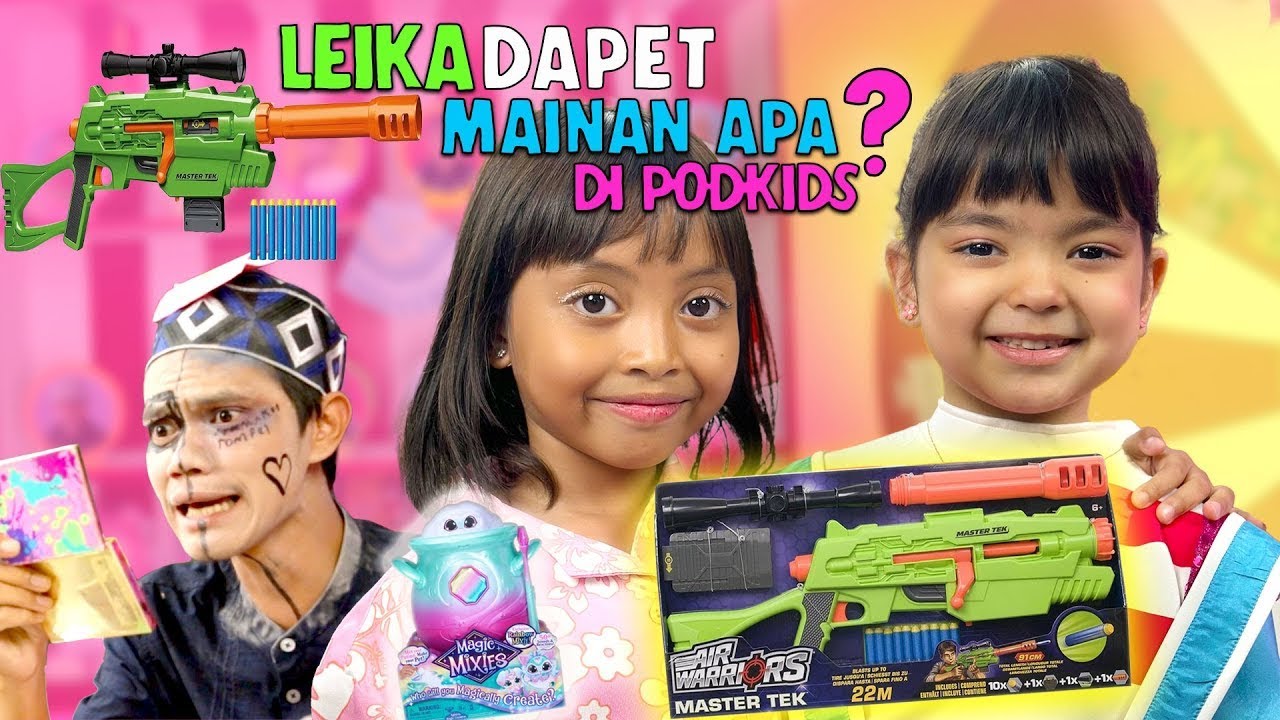 LEIKA MENANG APA DI PODKIDS MAZAYA? -TOMPEL DI APAIN MAZAYA DAN LEIKA SIH? - PODKIDS EPS 4