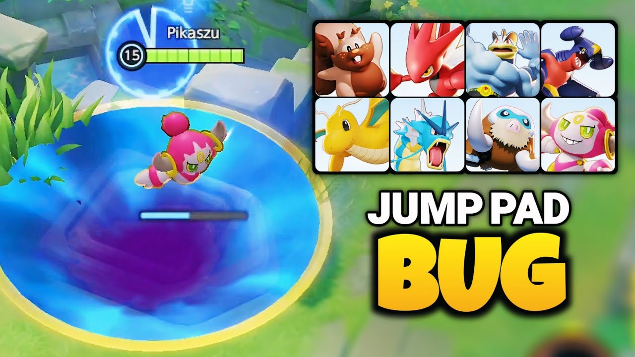 8 Pok&eacute;mon who struggle with Jump Pad BUG - Pokemon Unite
