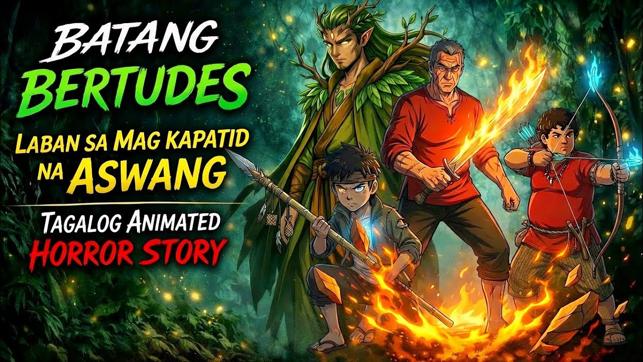 BATANG BERTUDES LABAN SA MAG KAPATID NA ASWANG l Tagalog Animated Horror Story
