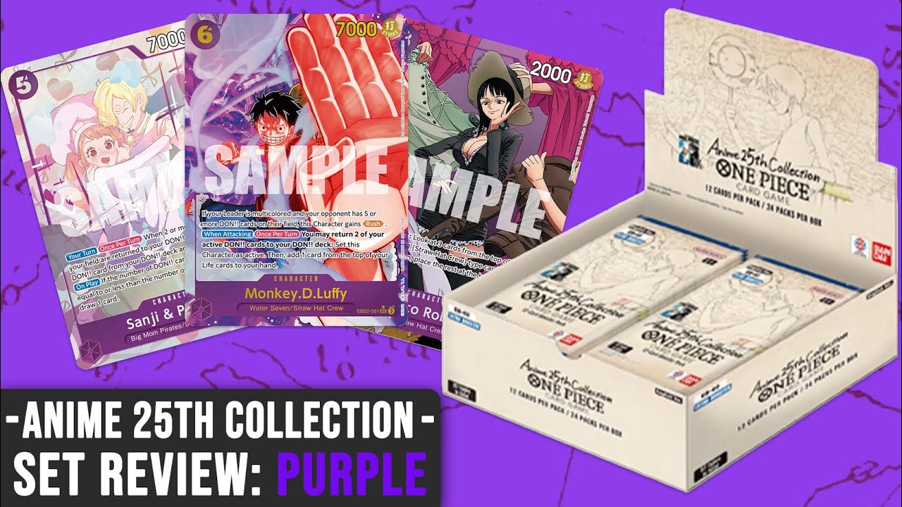 Ranking Purple Cards In Set EB02 Anime 25th Collection - One Piece TCG