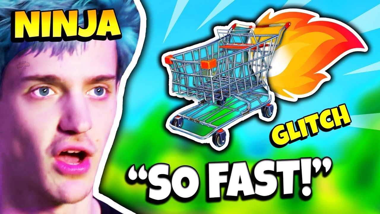 NINJA SHOWS SHOPPING CART SPEED GLITCH | Fortnite Daily Funny Moments Ep.116