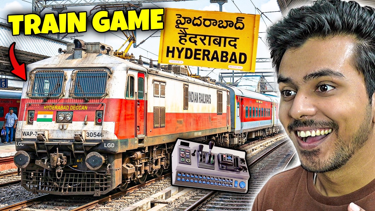 Wap 7 Action at Hyderabad Station | INDIAN TRAIN GAME