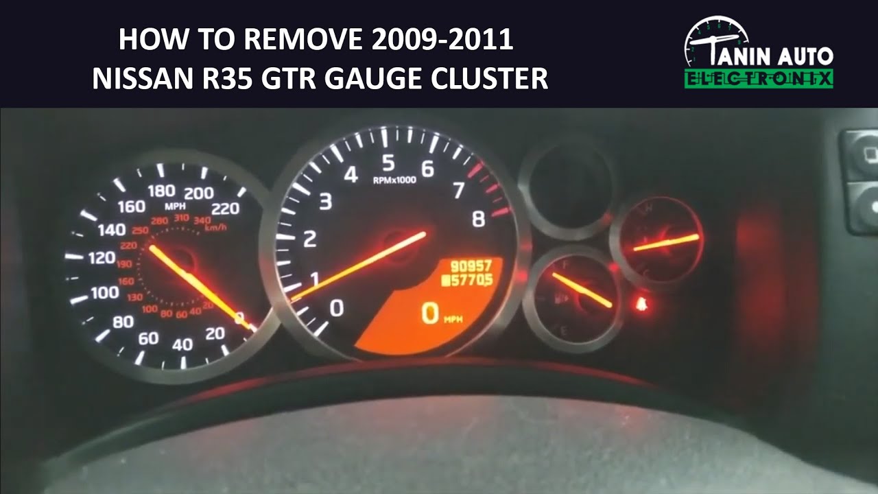 Инструкция: снятие панели приборов Nissan R35 GT-R 2009–2016 годов | TAE