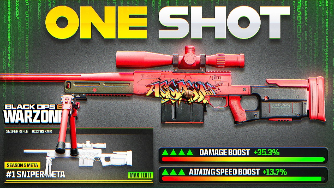 the #1 VICTUS XMR SNIPER META LOADOUT in WARZONE BO6! (Best Victus XMR Class for Warzone 3)