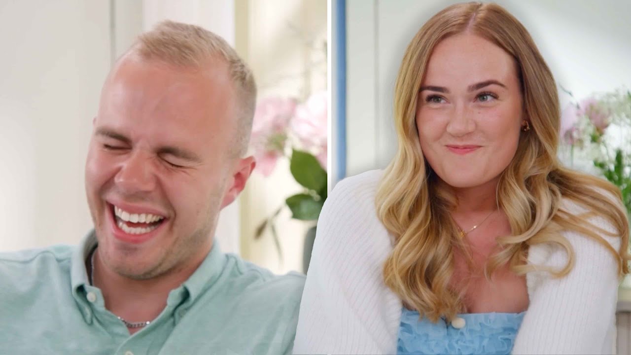 Det slår gnistor mellan bonde Rasmus och brevskrivaren Nathalie | Bonde söker fru | TV4 & TV4 Play