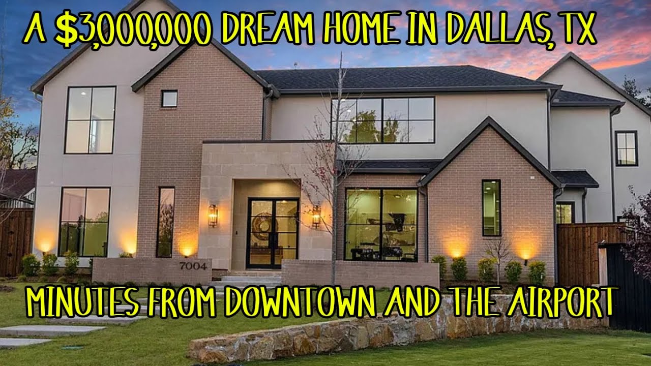 AN EXCLUSIVE TOUR INSIDE A $3,000,000 NEW BUILD IN THE HEART OF DALLAS