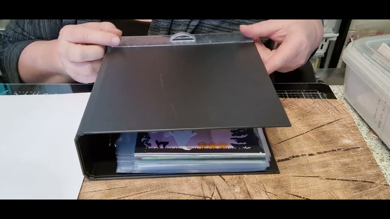 ASTUCES RANGEMENT KIS/CARTES/ATC/AT STAMP. #scrapbooking