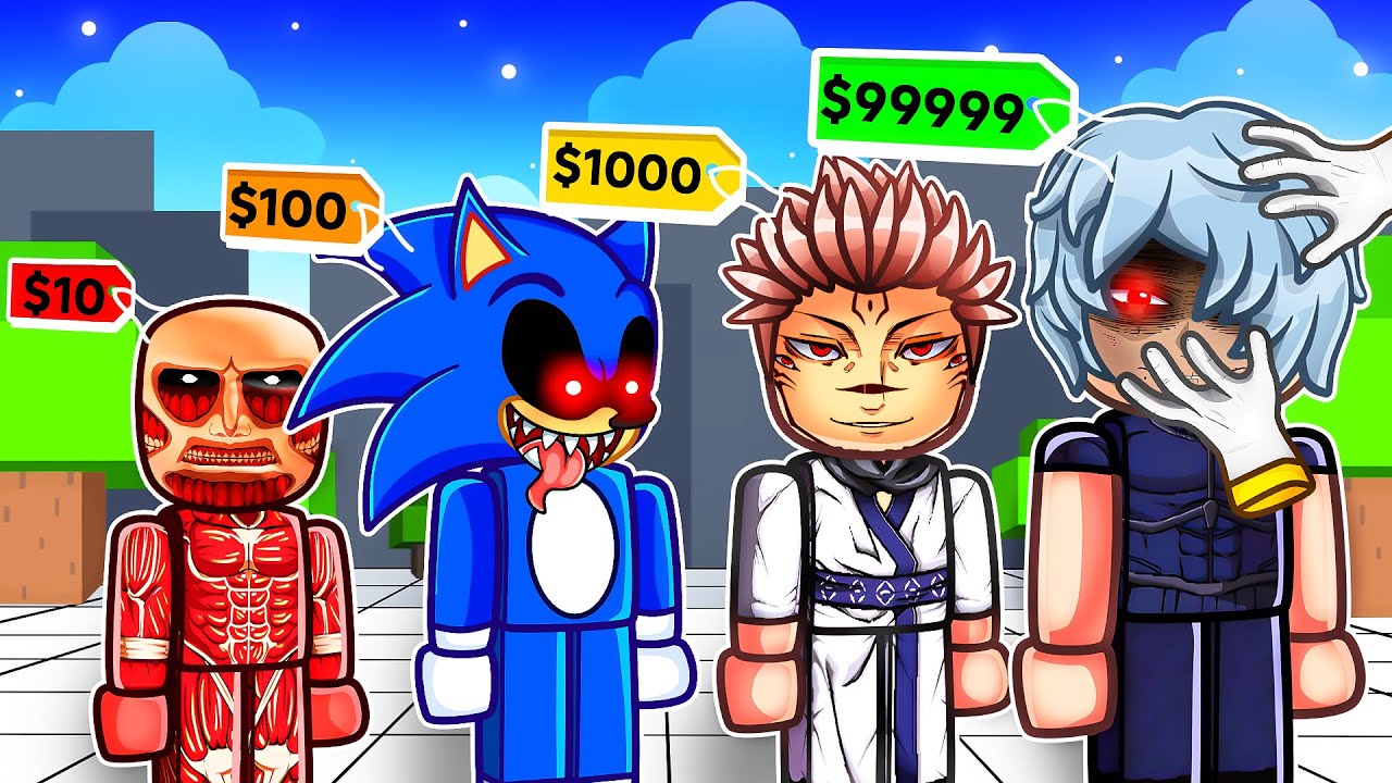 Roblox Strongest Battlegrounds But I Can HIRE ANIME VILLAINS!
