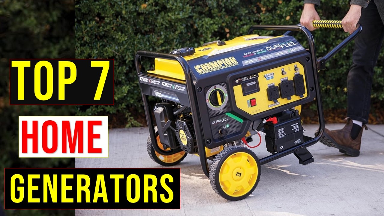 ✅The Best Home Generators in 2026: Top- 7 Best Home Generators (Reviews)