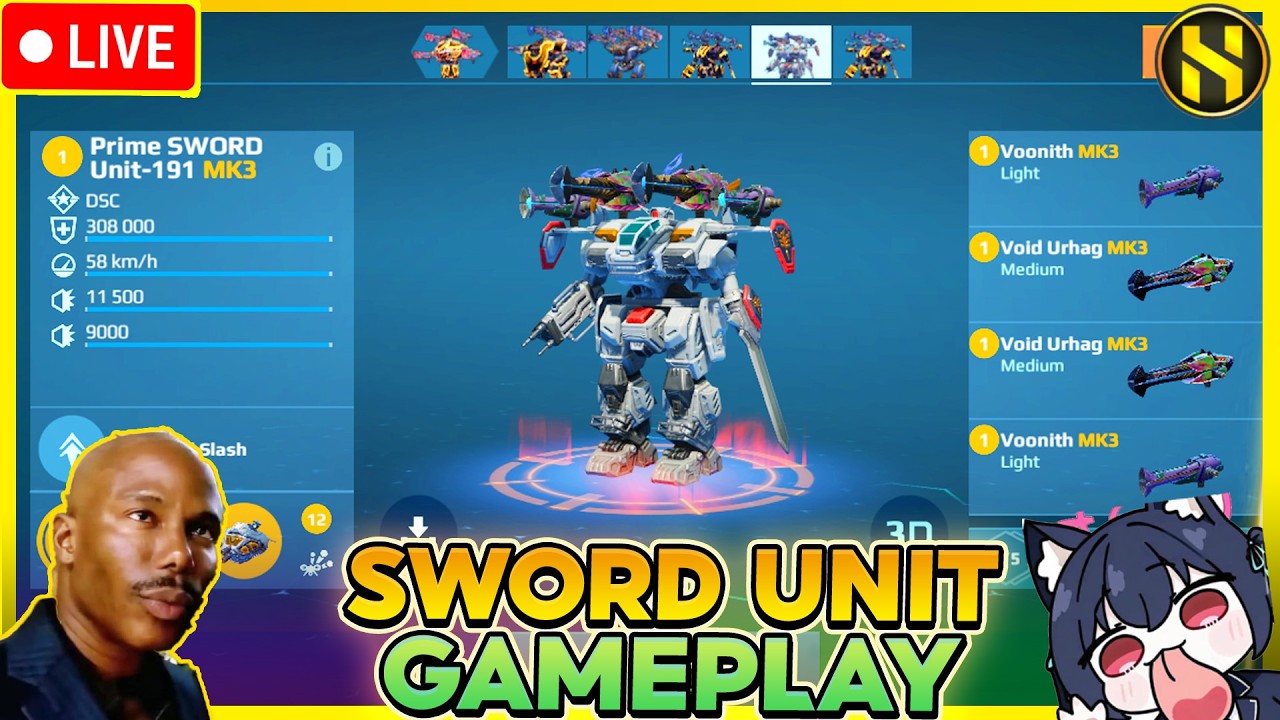 💥Sword Unit Urhag + Voonith - War Robots