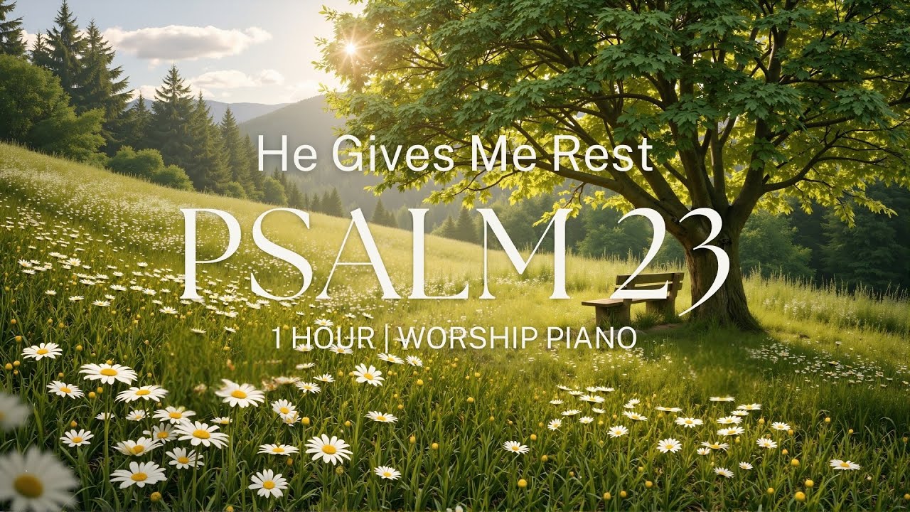 He Leads Me to Rest | Quiet Time With God | 1 Hour Worship Piano | Psalm 23