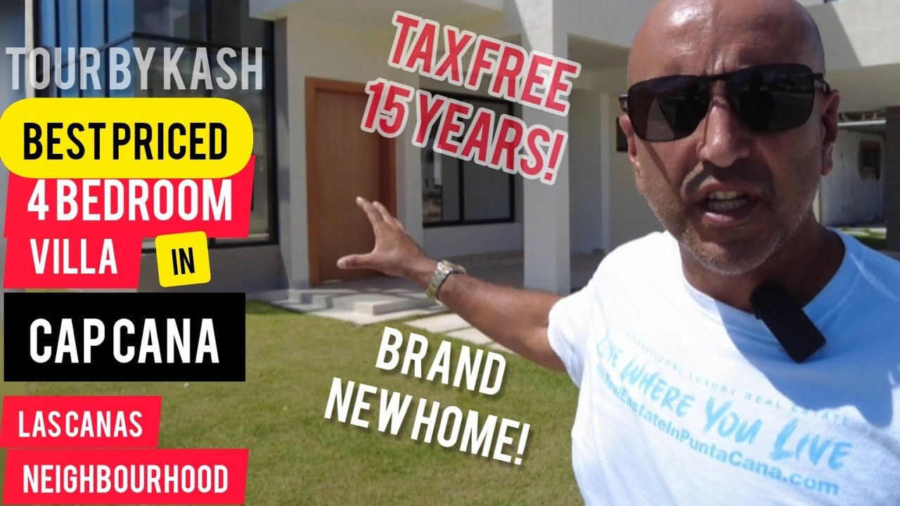 Cana Alta in Cap Cana 4 Bed Villa Tax Free | For Sale | New Villa Move In Ready | Tour by KASH