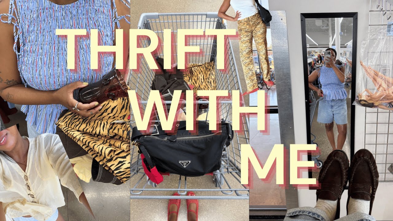 come thrift with me for FALL 🍂🧺 THRIFTING FALL 2025 TRENDS + try on haul!