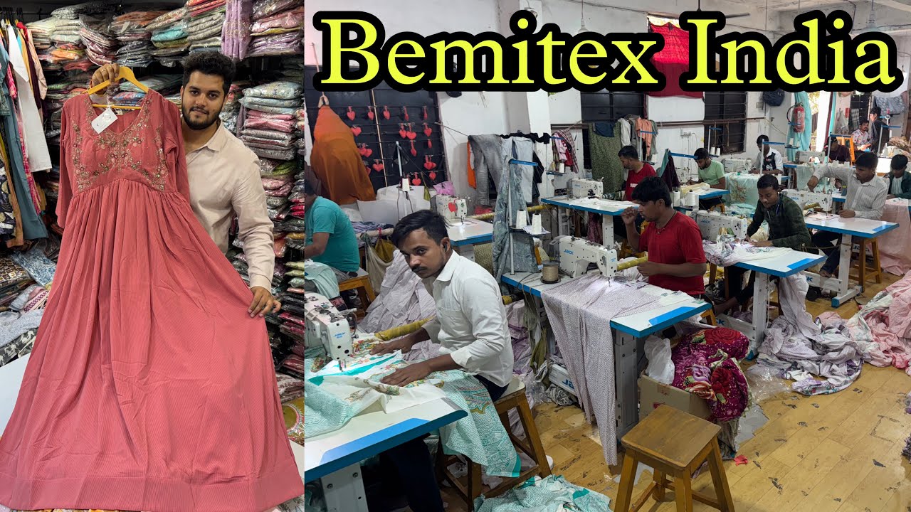 सबसे बड़ा ब्रांड , Bemitex India No.1 Kurti Brand , 100% Manufacturerer Of Kurtis , Surat Market