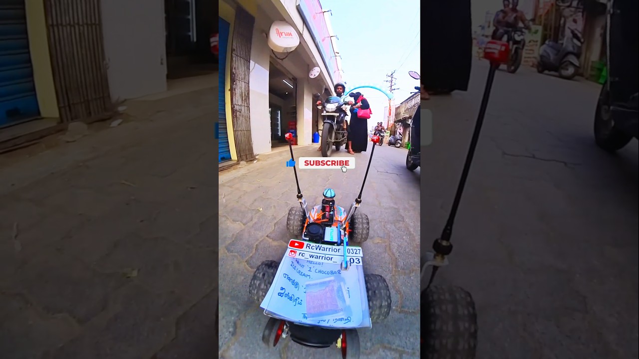 Buying ice cream with an rc car 🚙