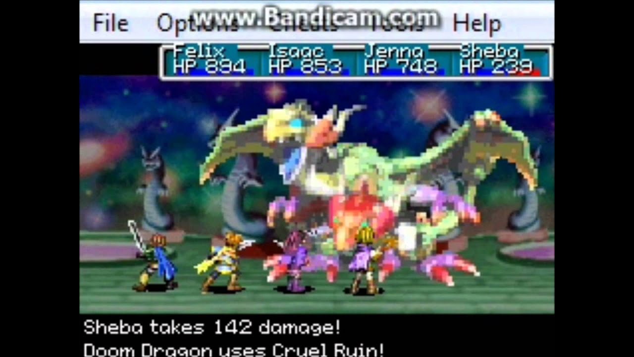 Golden Sun: The Lost Age - Doom Dragon (Final Boss Battle)