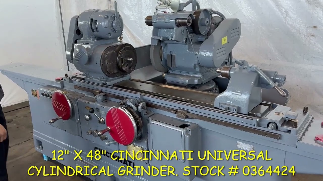 12 X 48 CINCINNATI UNIVERSAL CYLINDRICAL GRINDER  STOCK # 0364424