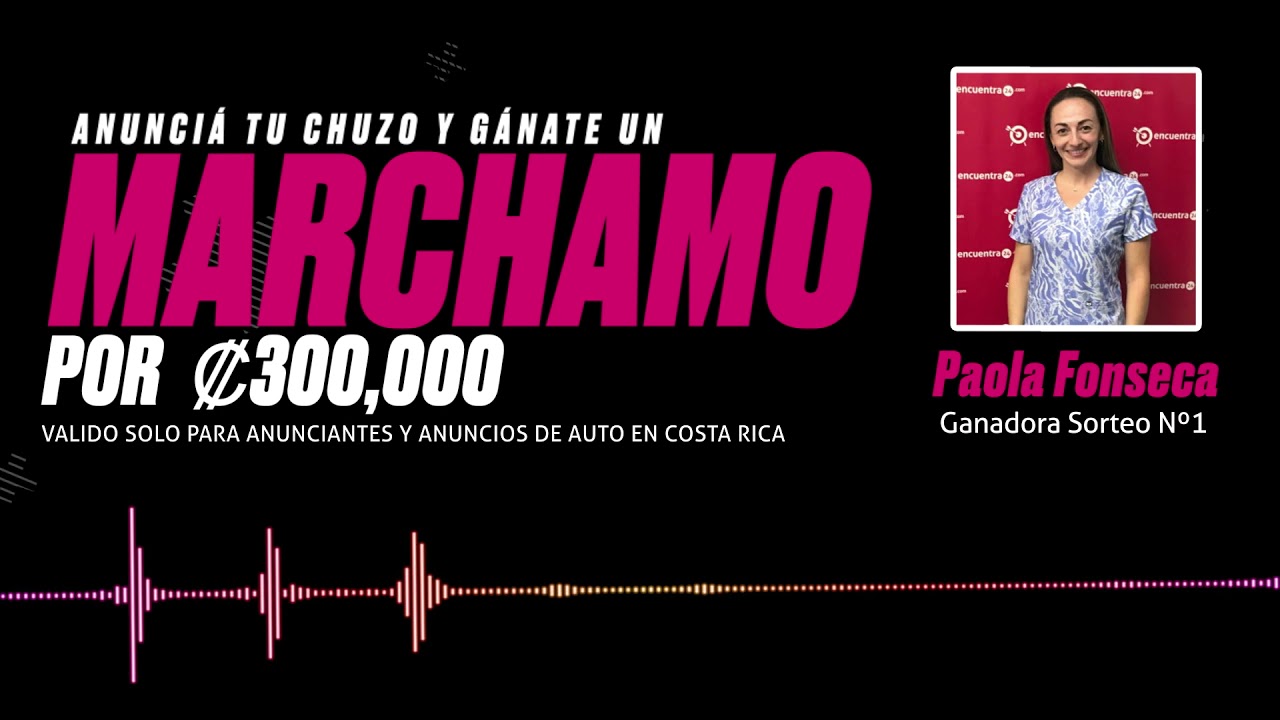 Ganadora Sorteo N&ordm;1 Quiero Mi Marchamo