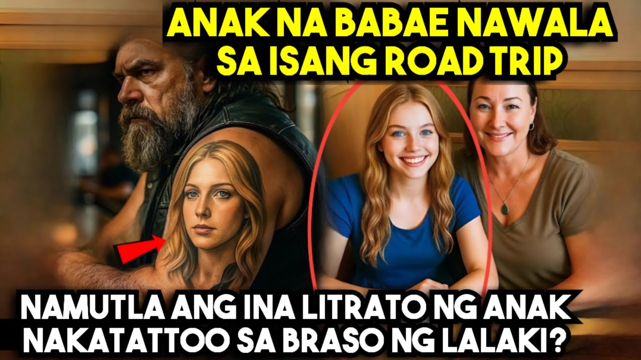 ANAK NA BABAE NAWALA S ISANG ROAD TRIP, NAMUTLA ANG INA,LITRATO NG ANAK NAKATATOO SA BRASO NG LALAKI