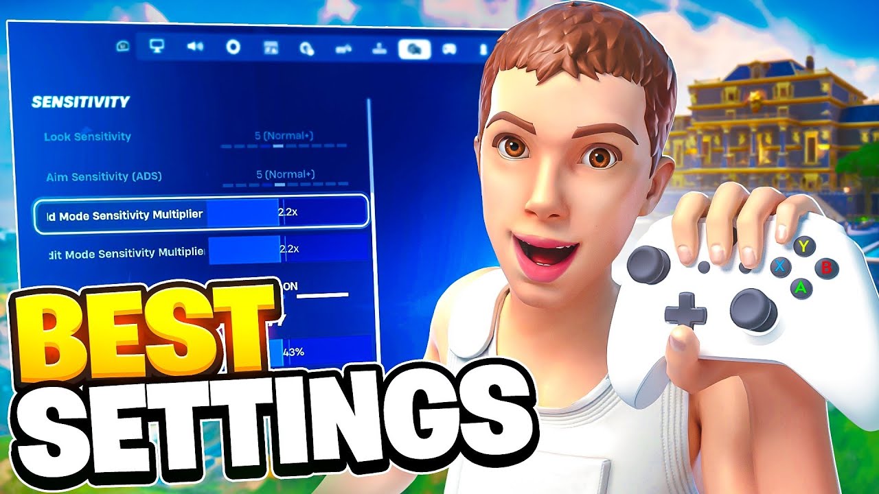 ЛУЧШИЕ настройки и чувствительность контроллера для Fortnite Chapter 6! (XBOX/PS4/PS5/ПК)