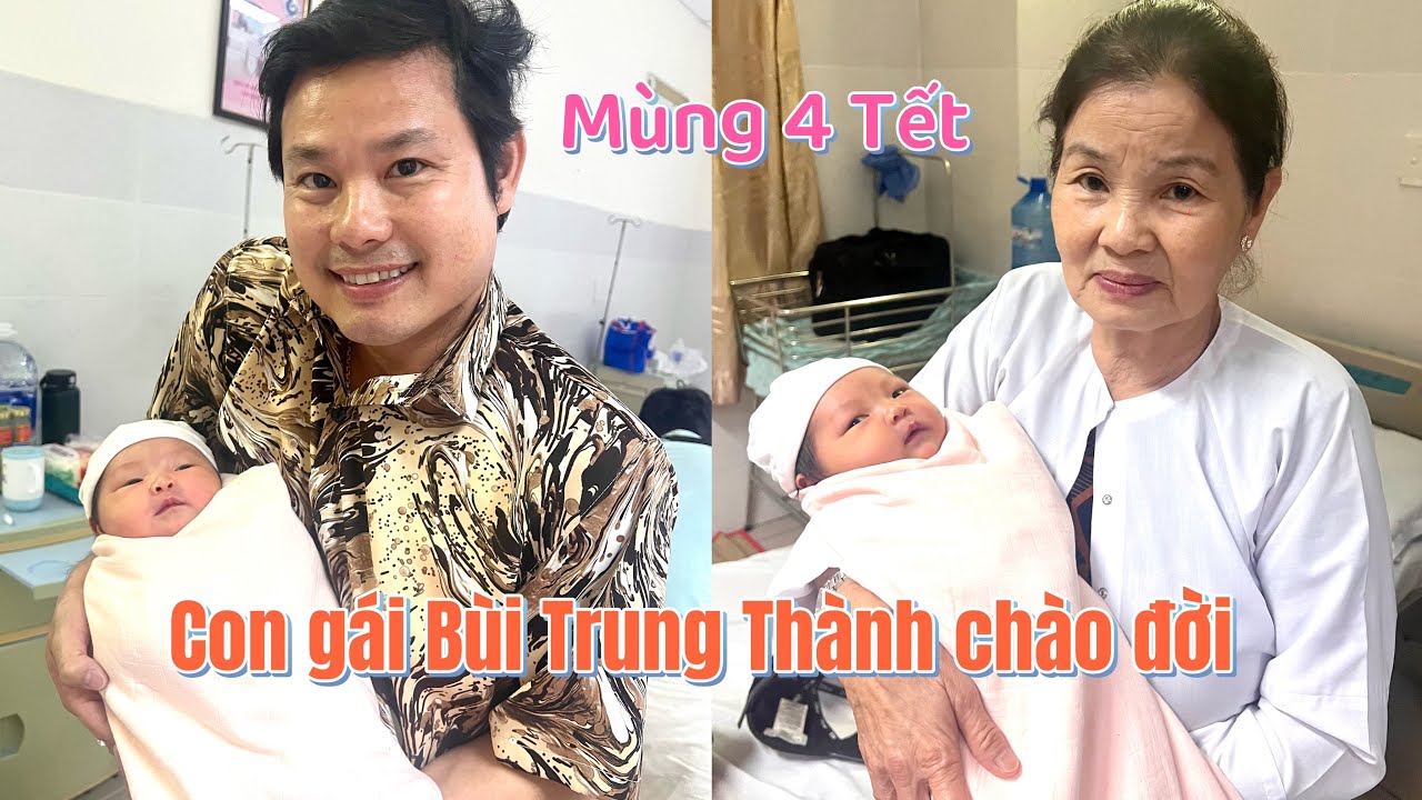 Con gái Bùi Trung Thanh chào đời mùng 4 Tết mùng 9 xuất viện rất may mắn 