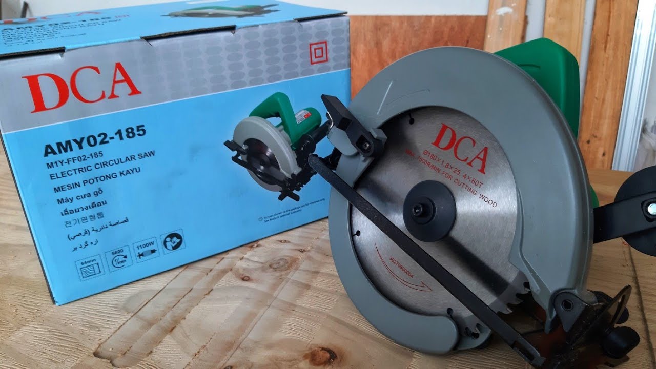 DCA Circular Saw AMY02-185 cinematic unboxing