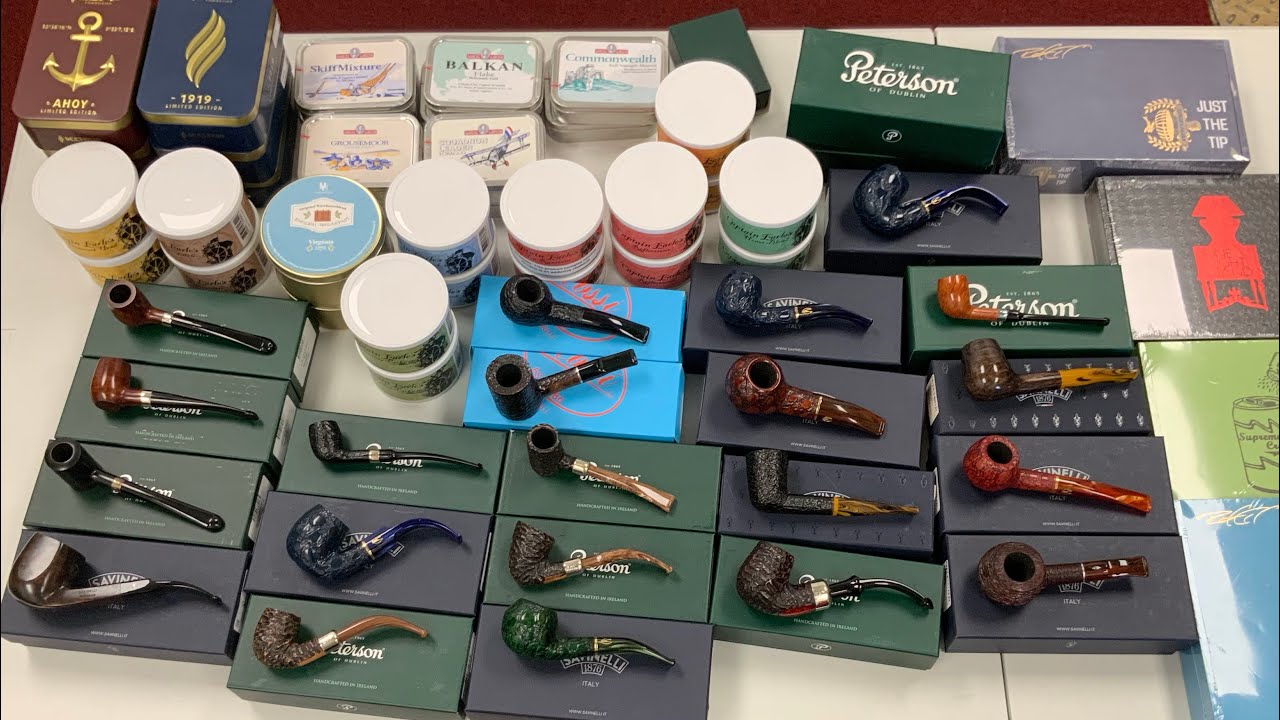Peterson Specialty, Derry, Savinelli Gator, Tigre & Cigar & Tin Additions