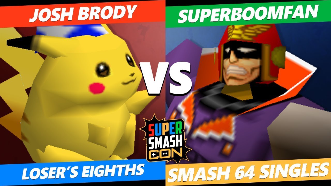 SSC 2019 SSB64 - Josh Brody (Pikachu) VS SuPeRbOoMfAn (Captain Falcon) Smash 64 Loser's Eighths