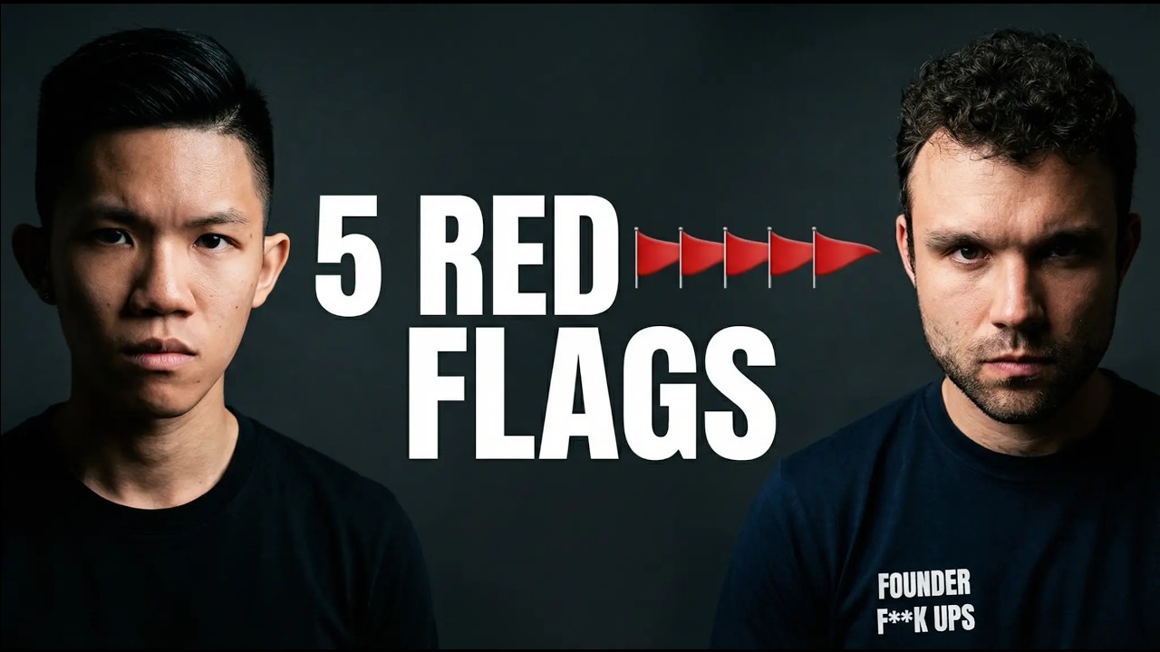 5 Red Flags Killing Your Startup (Before You Even Know It) - With Admond Lee
