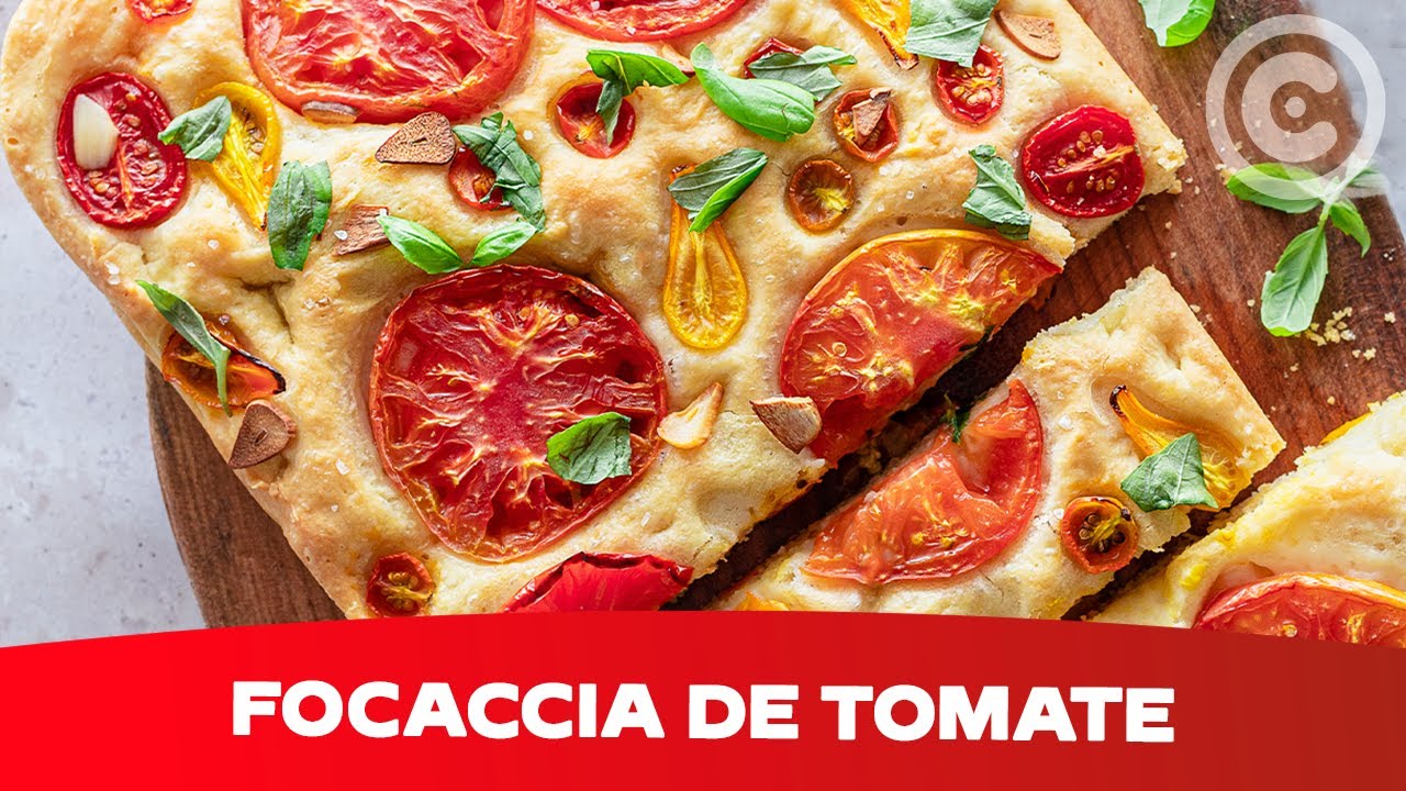 Focaccia de Tomate e Manjericão: A Receita que Vai Transformar Seu Pão