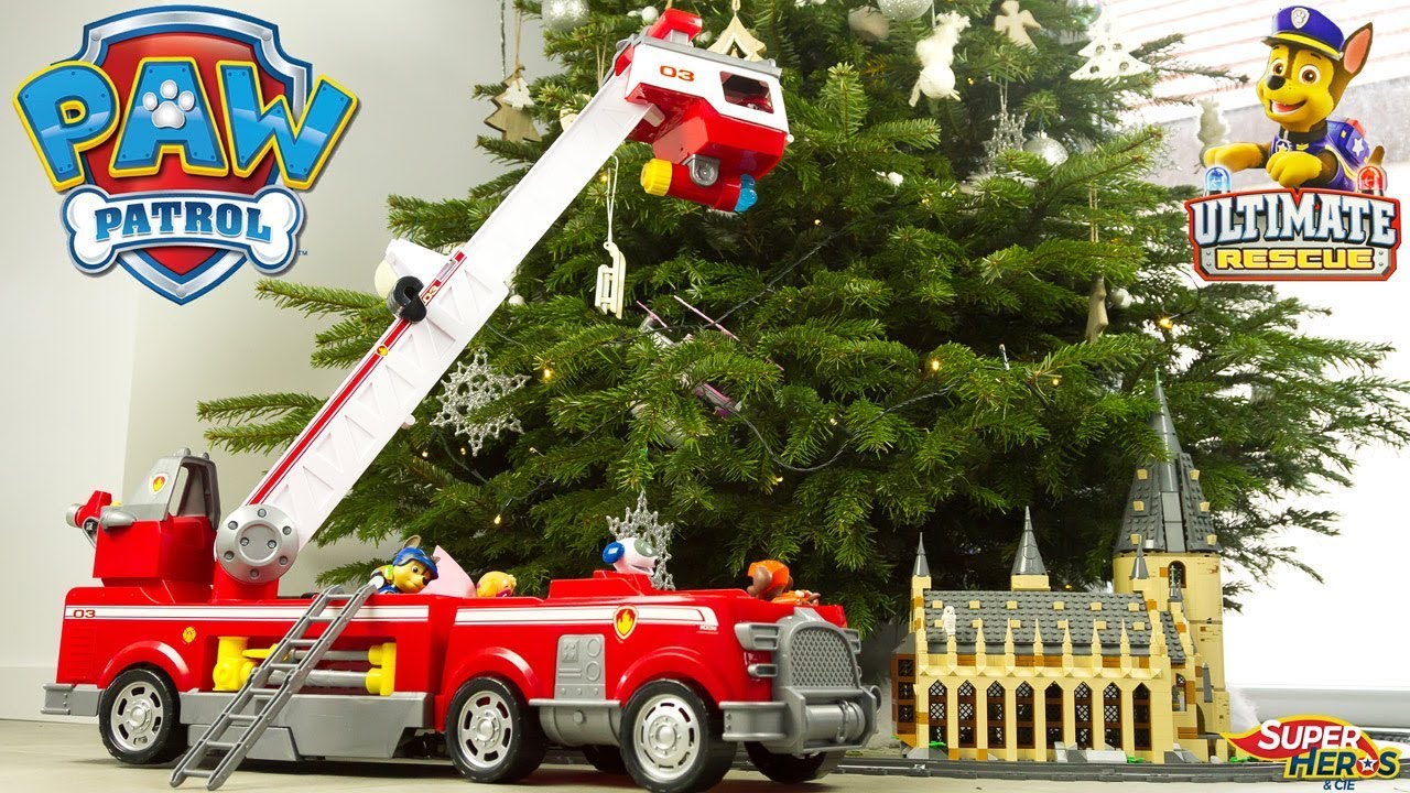 Pat Patrouille Camion de Pompier Ultimate Rescue Géant de Marcus Noel Toy Review