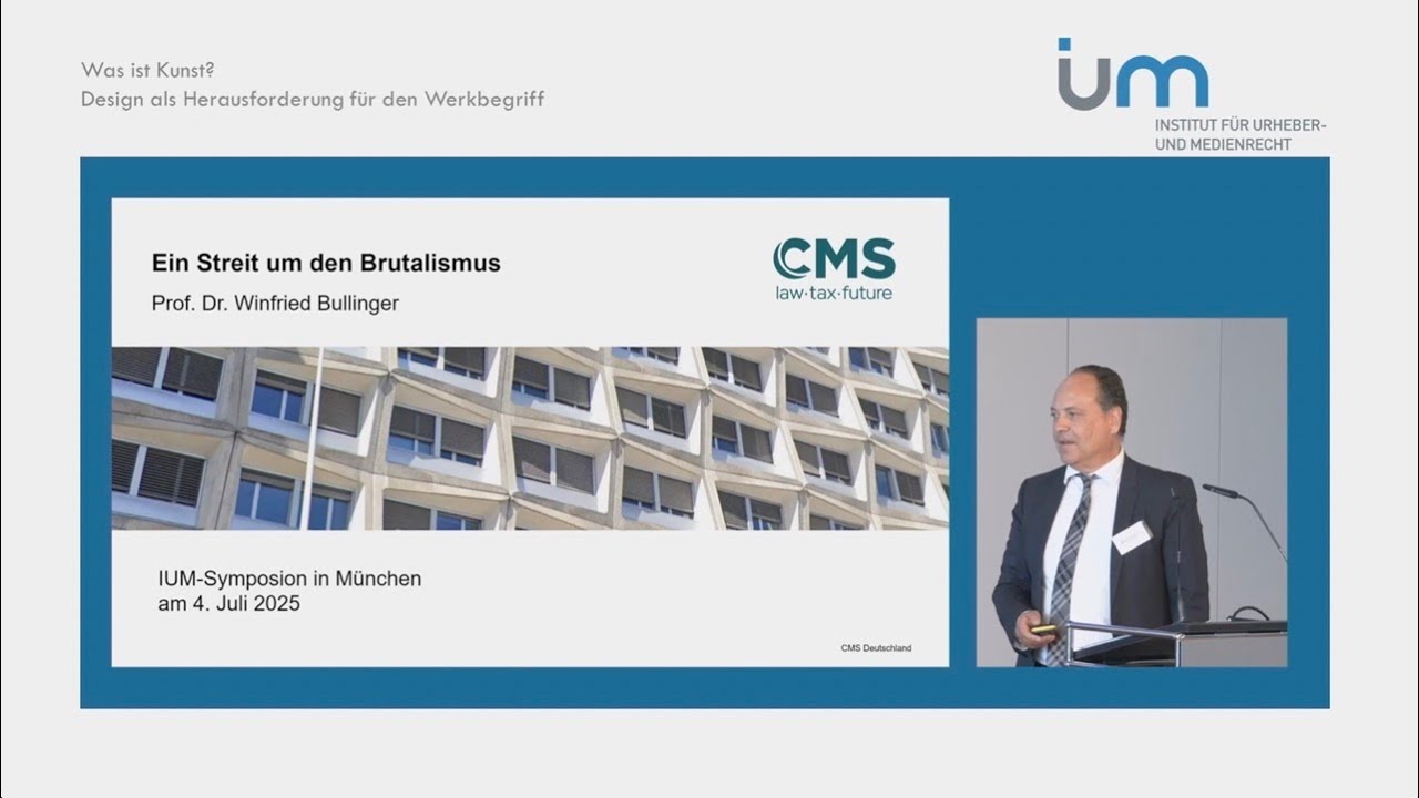 Prof. Dr. Winfried Bullinger: Ein Streit um den Brutalismus
