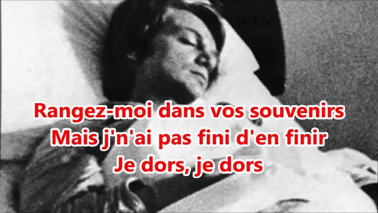 Karaoké - Michel Sardou - Je n' suis pas mort, je dors