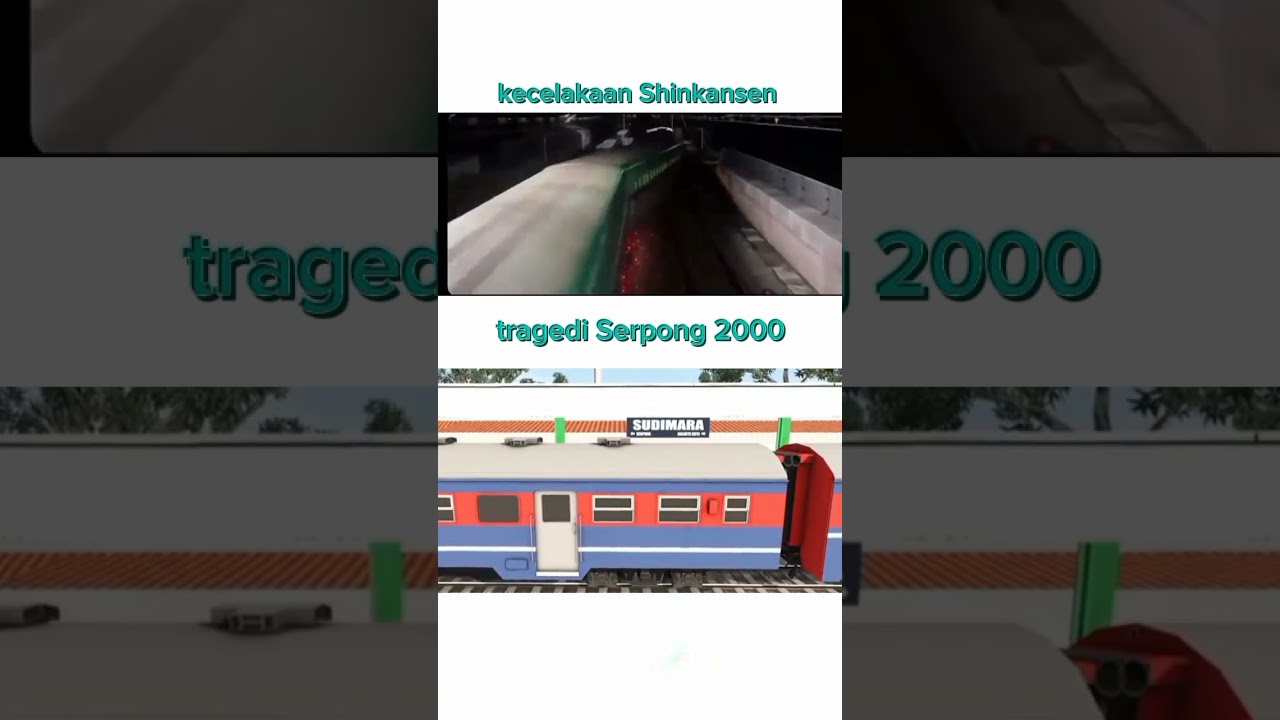 tragedi Serpong 2000 dan kecelakaan Shinkansen#keretaapi#train#tragedi