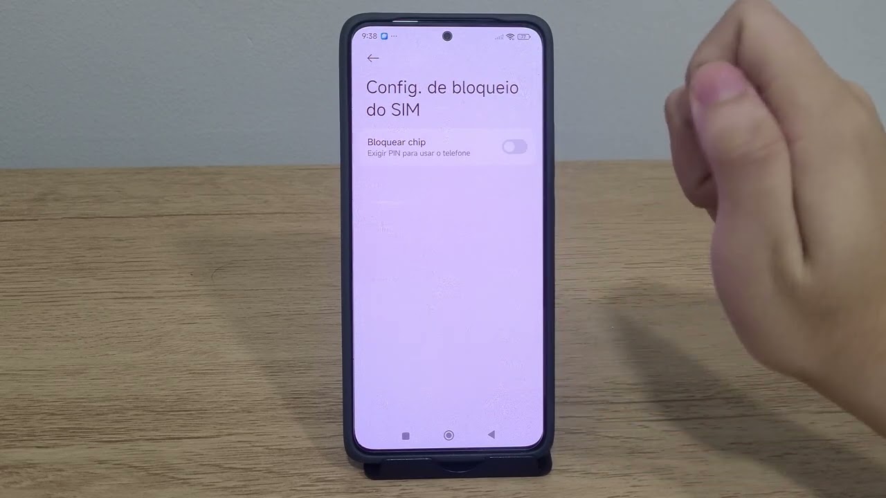 Redmi Note 12 - Como colocar um Bloqueio no chip