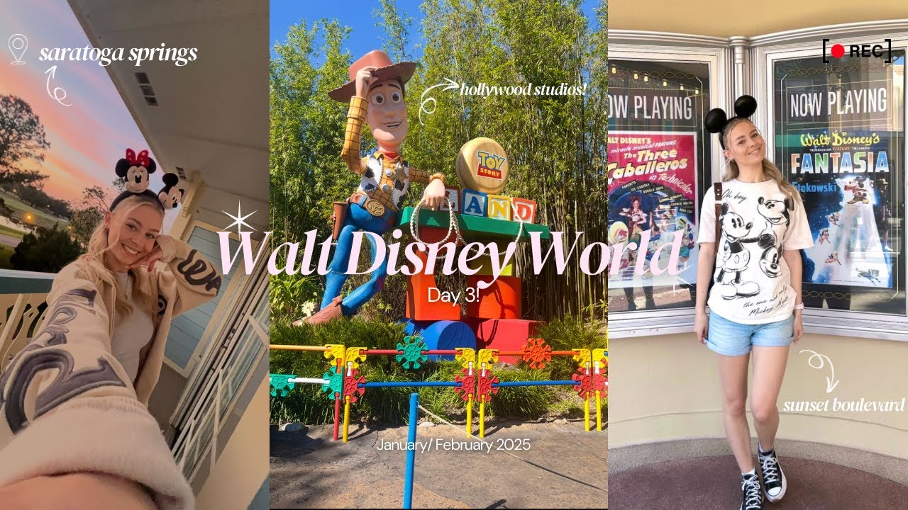 WALT DISNEY WORLD VLOG! 💛 DAY 3! ✨ Hollywood Studios | Roundup Rodeo BBQ | Fantasmic